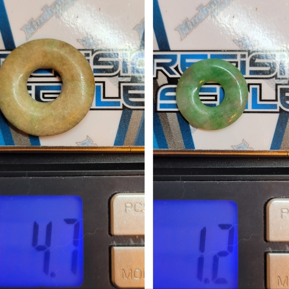 Lot of jade pendants charms coin bundle - Picture 7 of 10